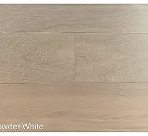 Wire Brushed 7 1/2" Oak Collection - Powder White