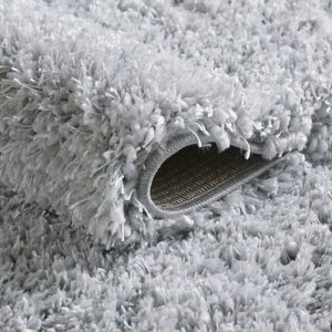 plain shaggy 01800a light grey